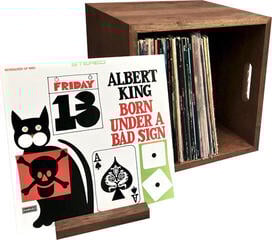 Doboz LP lemezekhez Music Box Designs A Whole Lotta 12" Vinyl Record Storage Doboz LP lemezekhez Rózsafa - 2
