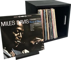 Doboz LP lemezekhez Music Box Designs India Ink 12" Vinyl Storage Doboz LP lemezekhez Black - 2