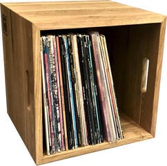 Doboz LP lemezekhez Music Box Designs 12" Vinyl Record Storage Doboz LP lemezekhez Oiled Oak - 1