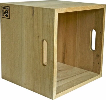 Vinyl Record Box Music Box Designs Natural Oak Box - 3