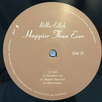 Disque vinyle Billie Eilish - Happier Than Ever (2 LP) - 5