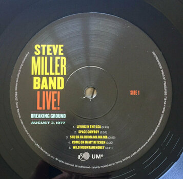 Vinyl Record Steve Miller - Live! Breaking Ground August 3, 1977 (2 LP) - 3