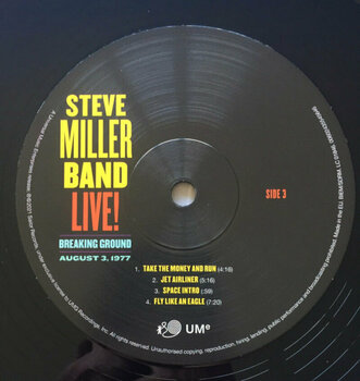 Vinyylilevy Steve Miller - Live! Breaking Ground August 3, 1977 (2 LP) - 5
