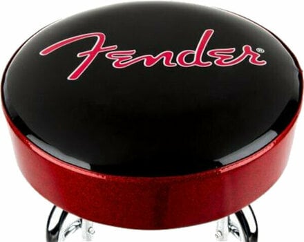 Fender Black and Red Logo Seggiola da bar