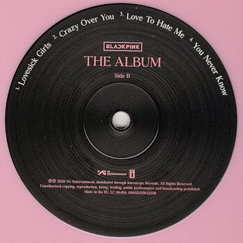 Vinyl Record Blackpink - The Album (Pink Coloured) (LP) - 3