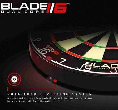 Στόχος Winmau Blade 6 Dual Core Μαύρο Στόχος - 4