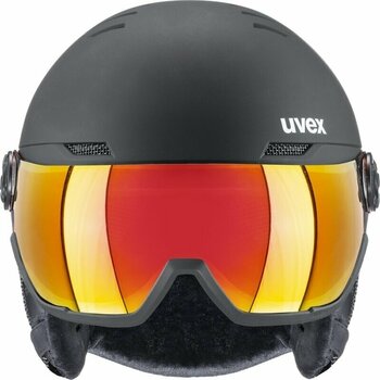 Capacete de esqui UVEX Wanted Visor Black Mat 54-58 cm Capacete de esqui - 2