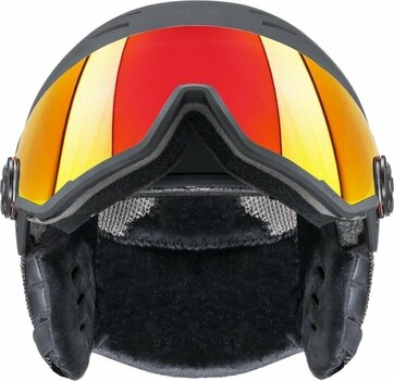 Lyžařská helma UVEX Wanted Visor Black Mat 54-58 cm Lyžařská helma - 3