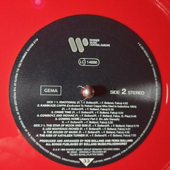 Vinylskiva Falco - Emotional (Coloured) (LP) - 4
