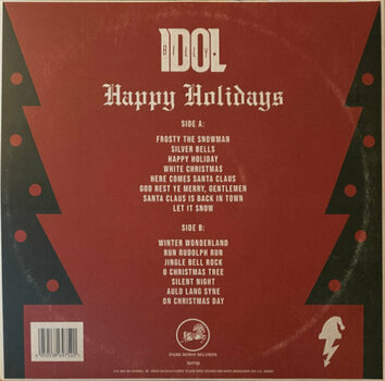 Vinyl Record Billy Idol - Happy Holidays (LP) - 4
