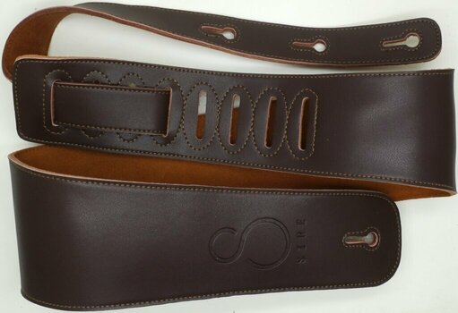 Leather guitar strap Sire Strap BRN Leather guitar strap Brown - 7