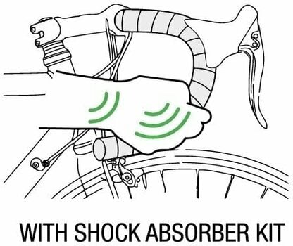 Lenkerband Selle Italia Shock Absorber Kit Black Lenkerband - 6