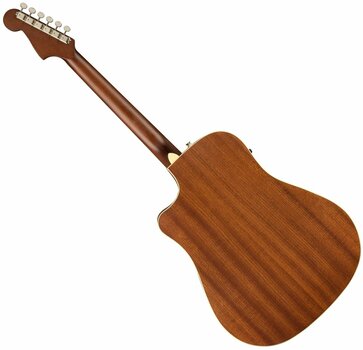 Guitare Dreadnought acoustique-électrique Fender Redondo Player All Mahogany WN Mahogany - 2
