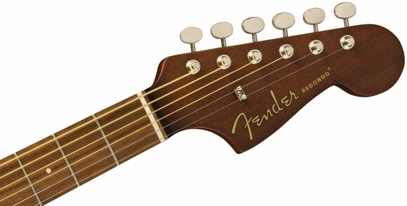 Elektro-akustična dreadnought Fender Redondo Player All Mahogany WN Mahogany - 5