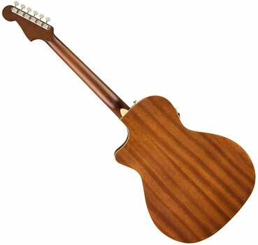 Jumbo elektro-akoestische gitaar Fender Newporter Player All Mahogany WN Mahogany - 2