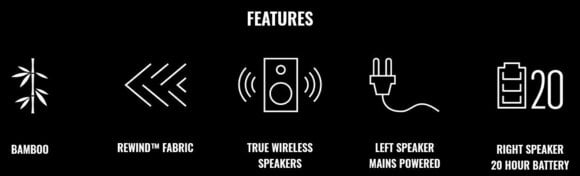 Hi-Fi Bezdrátový reproduktor
 House of Marley Get Together Duo Hi-Fi Bezdrátový reproduktor Signature Black 2 ks - 14