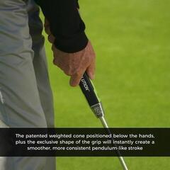 Grip Flat Cat Solution Svelte Black/Green Grip - 6