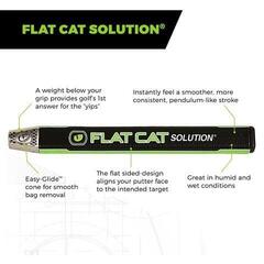 Grip Flat Cat Solution Svelte Black/Green Grip - 7