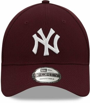 Șapcă New York Yankees 9Forty MLB Diamond Era Burgundy/White UNI Șapcă - 2
