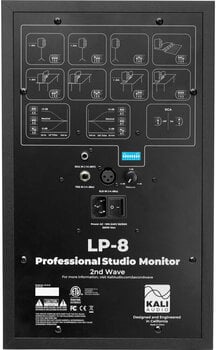 2-obsežni aktivni studijski monitor Kali Audio LP-8 V2 - 6