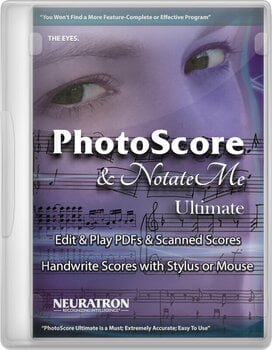Logiciel de partition Neuratron PhotoScore/ AudioScore/ NotateMe (Produit numérique) - 2