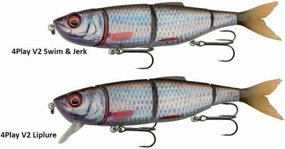 Wobbler til fiskeri Savage Gear 4Play V2 Swim & Jerk Rudd 16,5 cm 35 g - 2