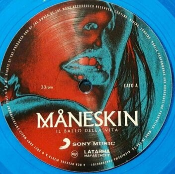 Vinyl Record Maneskin - l Ballo Della Vita (Blue Coloured) (LP) - 3