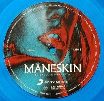 Vinylskiva Maneskin - l Ballo Della Vita (Blue Coloured) (LP) - 4