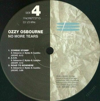 Vinyl Record Ozzy Osbourne - No More Tears (2 LP) - 7