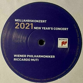 Vinyl Record Wiener Philharmoniker - Neujahrskonzert 2021 = New Year's Concert (3 LP) - 2
