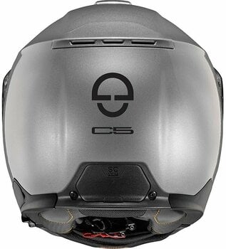 Helmet Schuberth C5 Glossy Silver 2XL Helmet - 4