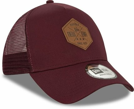 Gorra New Era 9Forty AF Trucker Heritage Patch Burgundy UNI Gorra - 3