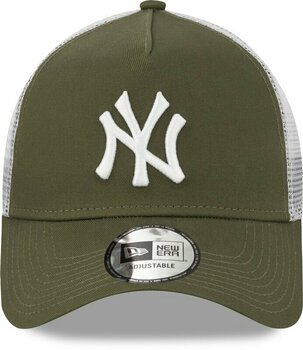 Šiltovka New York Yankees 9Forty MLB AF Trucker League Essential Olive Green/White UNI Šiltovka - 2