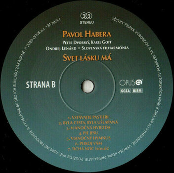 Hanglemez Pavol Habera - Svet Lásku Má (LP) - 3