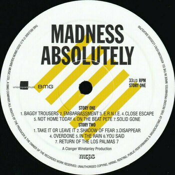 Vinyylilevy Madness - Absolutely (LP) - 2
