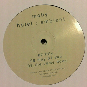 Disque vinyle Moby - Hotel Ambient (3 LP) - 3