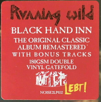 Vinyl Record Running Wild - Black Hand Inn (2 LP) - 9