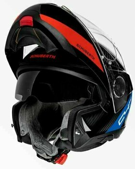 Čelada Schuberth C4 Pro Carbon Avio Blue XL Čelada - 4