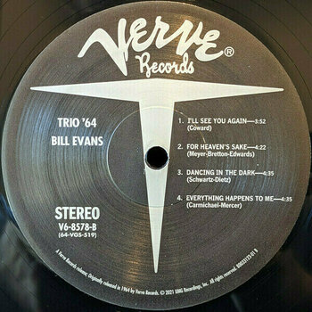 Vinyylilevy Bill Evans - Trio '64 (LP) - 3