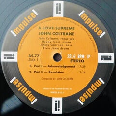 LP ploča John Coltrane - A Love Supreme (LP) - 1