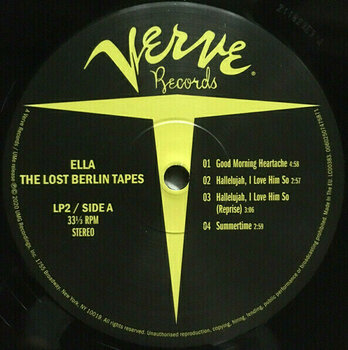 Vinyl Record Ella Fitzgerald - Ella: The Lost Berlin Tapes (2 LP) - 4