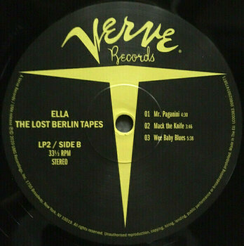 Vinylskiva Ella Fitzgerald - Ella: The Lost Berlin Tapes (2 LP) - 5