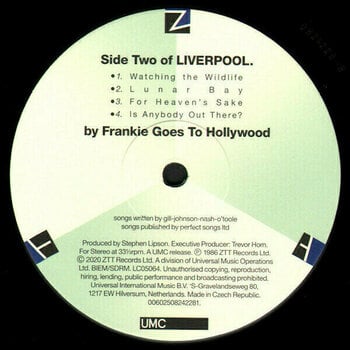 LP deska Frankie Goes to Hollywood - Liverpool (LP) - 3