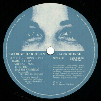 Hanglemez George Harrison - Dark Horse (LP) - 3