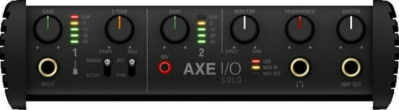 USB Audio Interface IK Multimedia AXE I/O Solo + AmpliTube 5 Bundle - 2