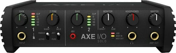 USB Audio Interface IK Multimedia AXE I/O Solo + AmpliTube 5 Bundle - 6