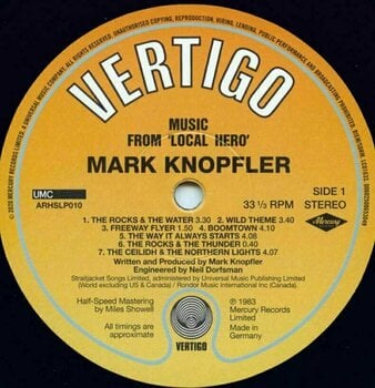 Disque vinyle Mark Knopfler - Local Hero (LP) - 2