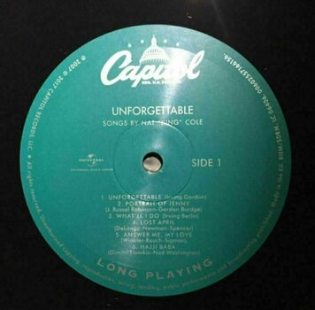 LP Nat King Cole - Unforgettable (LP) - 2