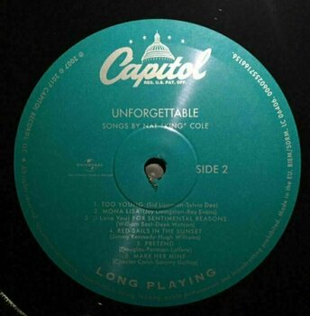 Vinyl Record Nat King Cole - Unforgettable (LP) - 3