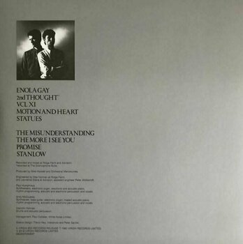 Vinyylilevy Orchestral Manoeuvres - Organisation (LP) - 5
